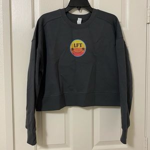 Lft Clothing Crop Fleece Sweatshirt - Large